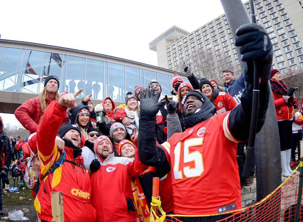 This is a great time to be in Missouri': Chiefs fans celebrate