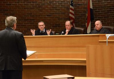 Thomas Schneider, Seth Reynolds' attorney, is questioned by Judge Mark Pfeiffer