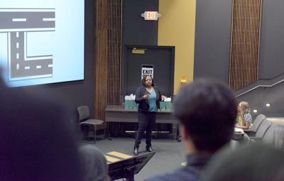 Speaker Evelyn Watson tells student engineers to lean into discomfort