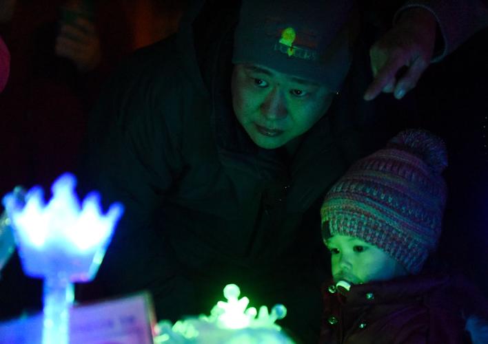 PHOTO GALLERY Magic Tree at The Village of Cherry Hill lights up for