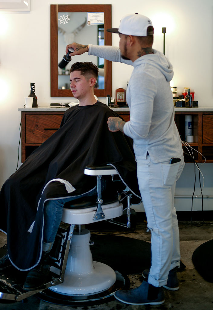 PHOTO GALLERY: Clean up at Hudson/Hawk Barber & Shop, Photos