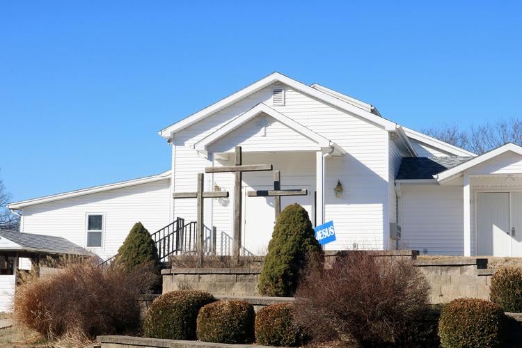 Log Providence Missionary Baptist Church sits a mile away from the paved road