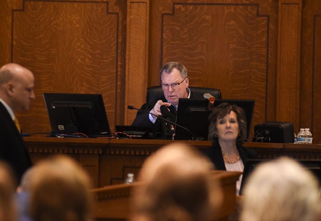 Judge Kevin Crane points to prosecuting attorney Kevin Zoellner News