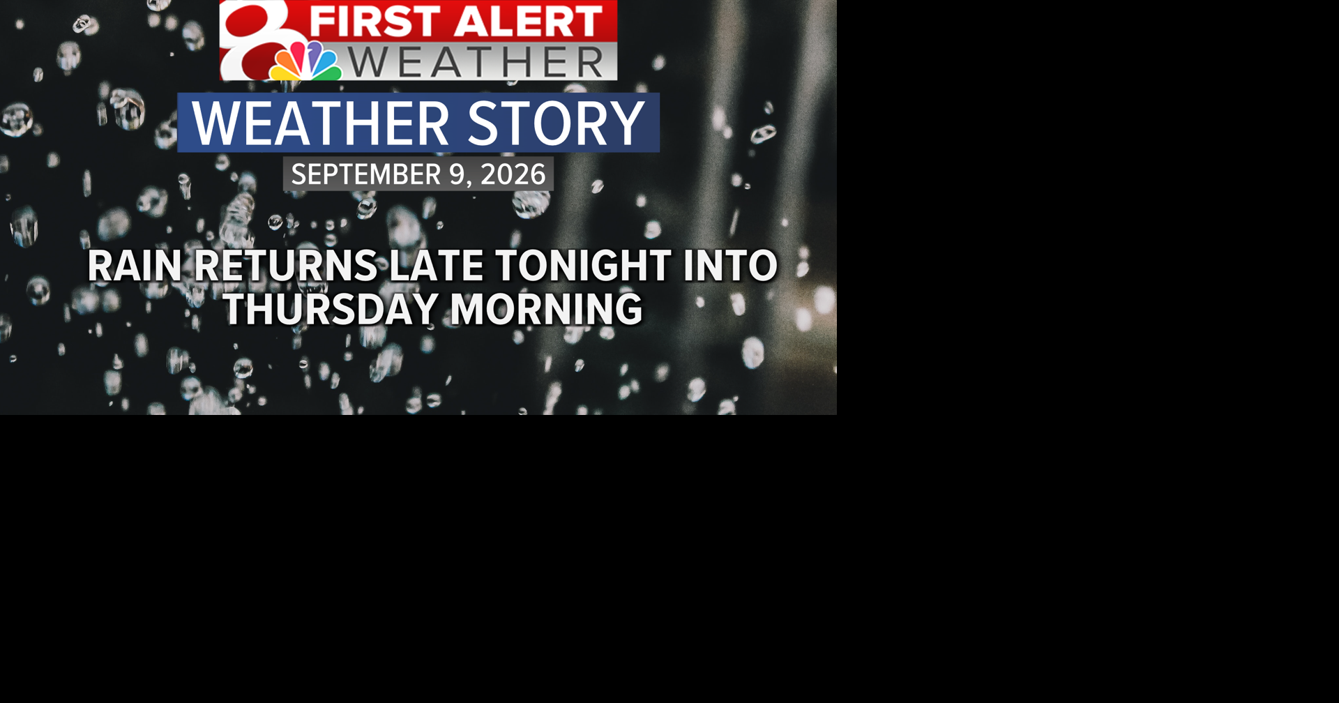 Forecast: Rain chances increase overnight and linger into Thursday morning