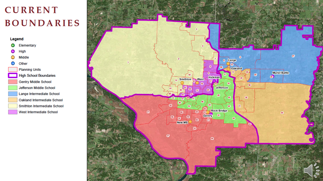 Columbia Mo City Limits Map