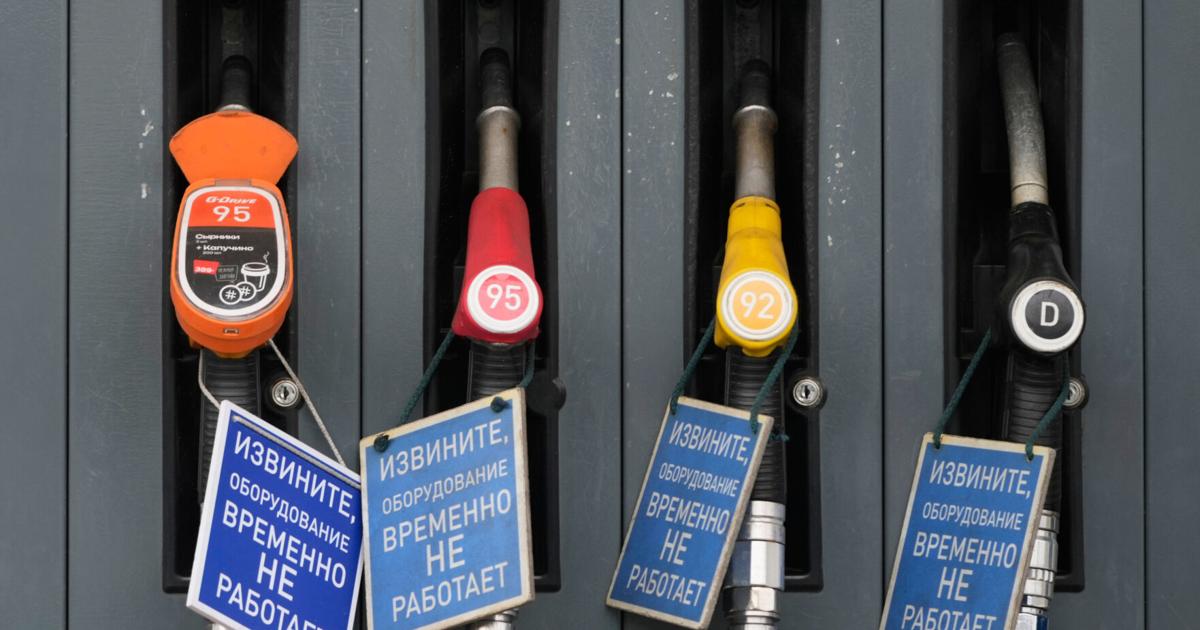 Escasez de combustible en Rusia.