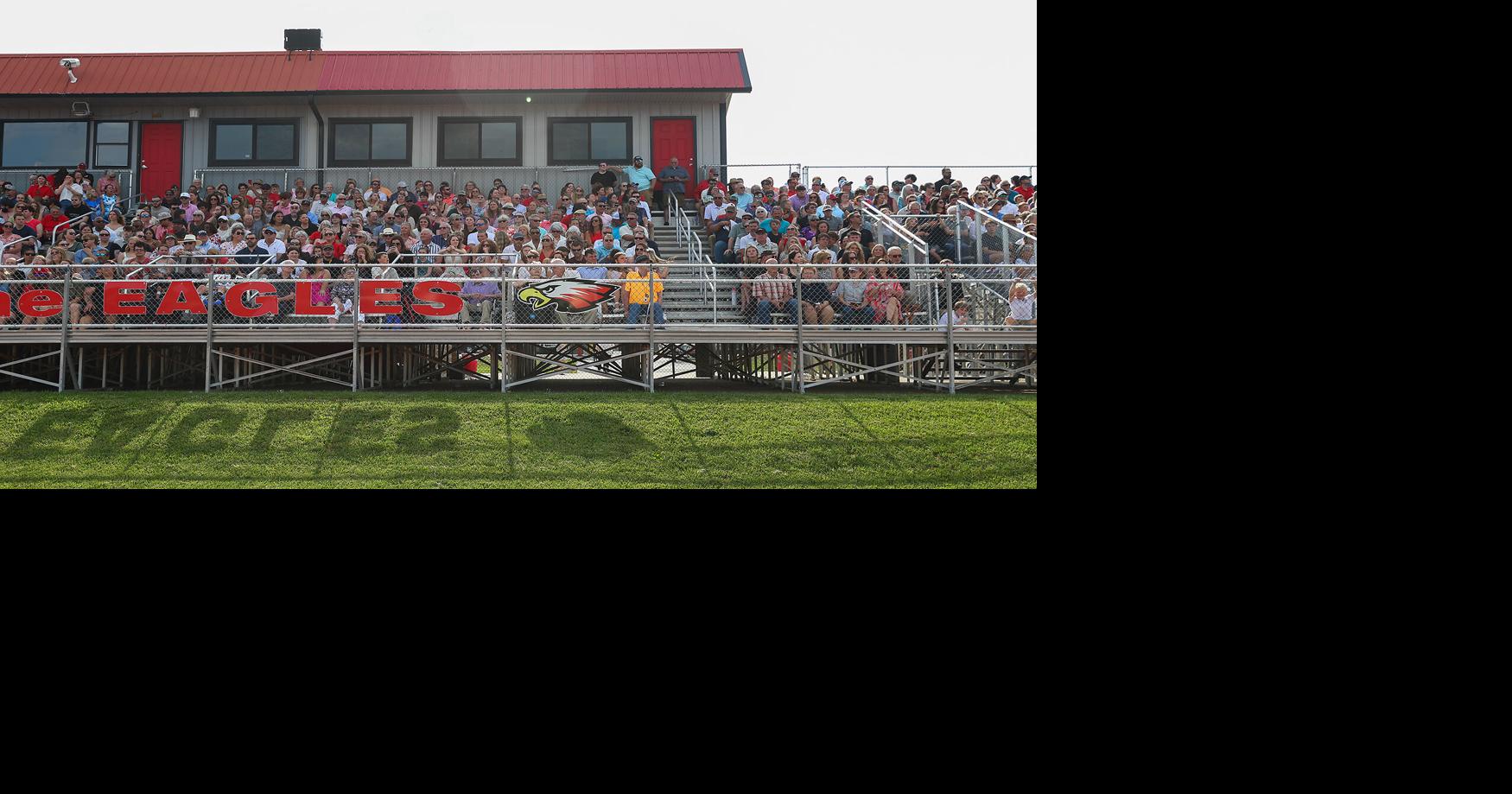 Friends and family of Southern Boone High School seniors pack the stands