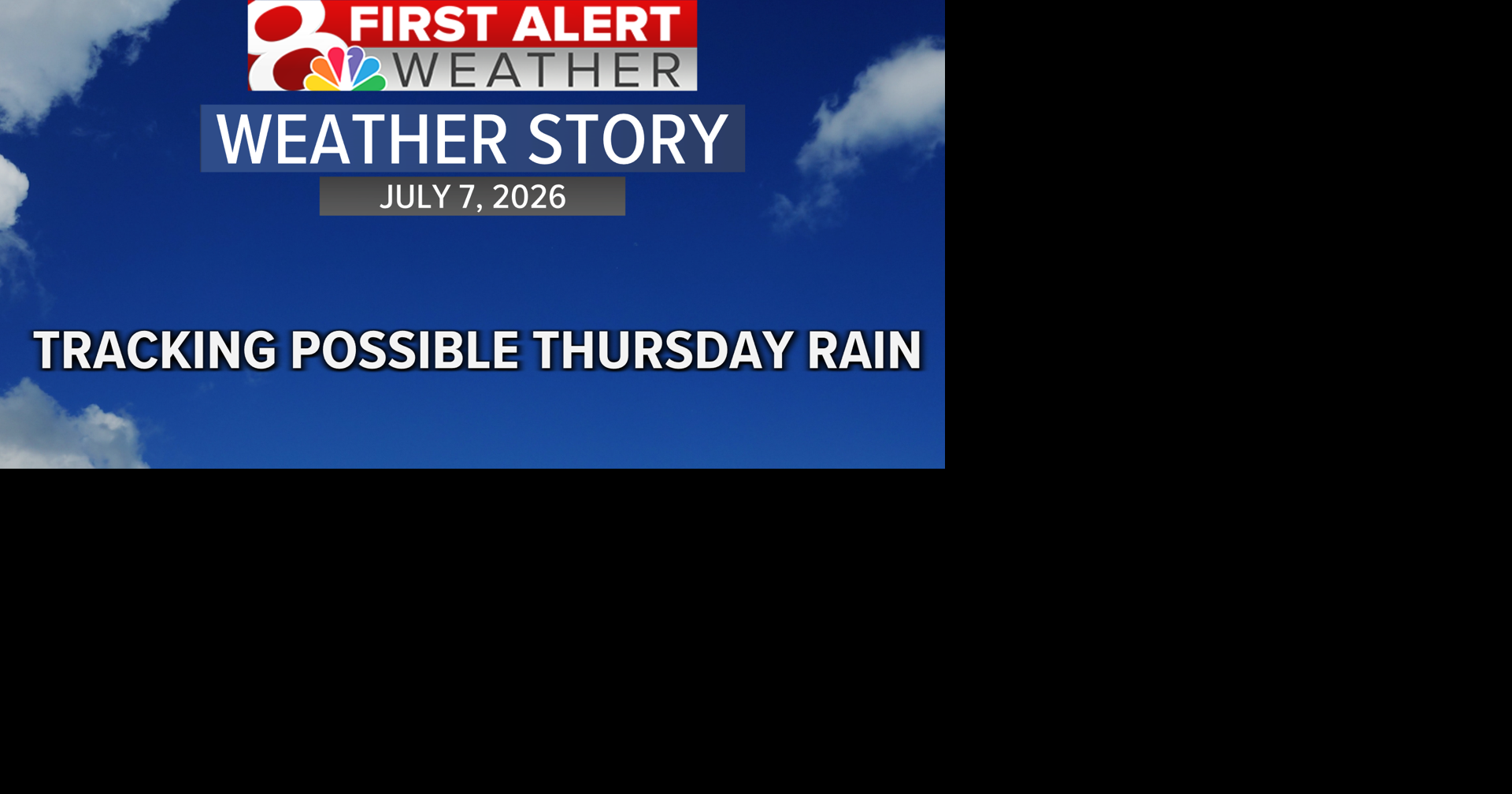 Forecast: Mostly dry, isolated storm chance on Thursday