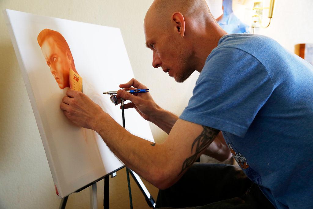 Glynn Thacker Says Airbrush Painting Is Ticket To His Sobriety