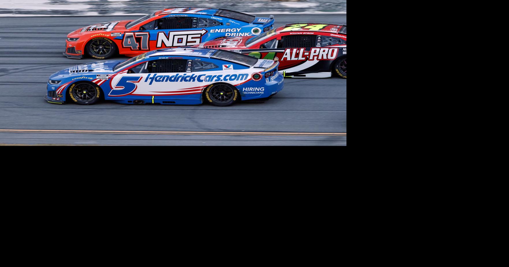 Chase leader Kyle Larson has easier path to 3rd NASCAR championship after surviving Talladega chaos By NATE RYAN, The Associated Press Oct 26, 2026 12 mins ago
