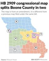 HB 2909 congressional map splits Boone County in two