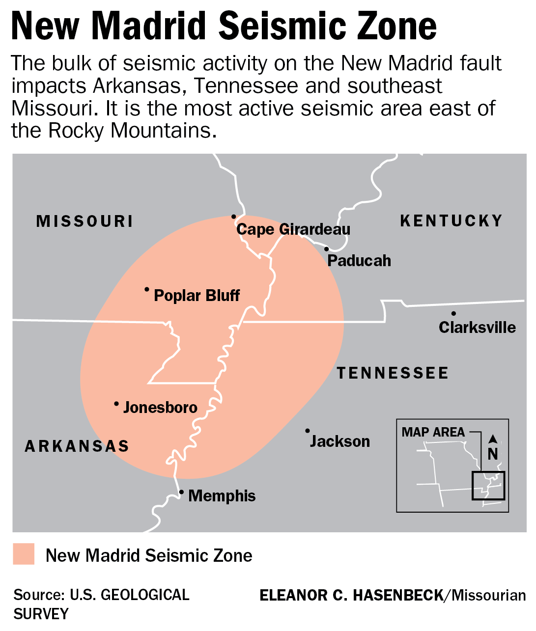 new madrid earthquake zone map