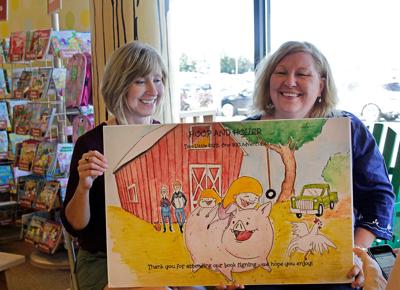Sisters Hope and Holly Ledgerwood end their storytelling at Barnes & Noble