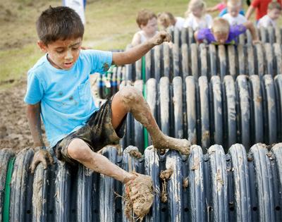 Goodman Campus hosts 'Mud Run' obstacle course