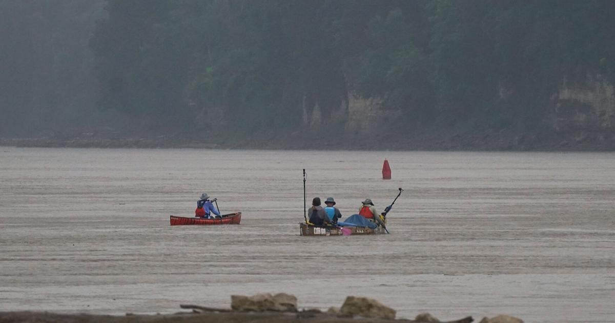 Four paddlers on pace to beat the Missouri River speed record by more than a week Jul 16, 2026 1 hr ago