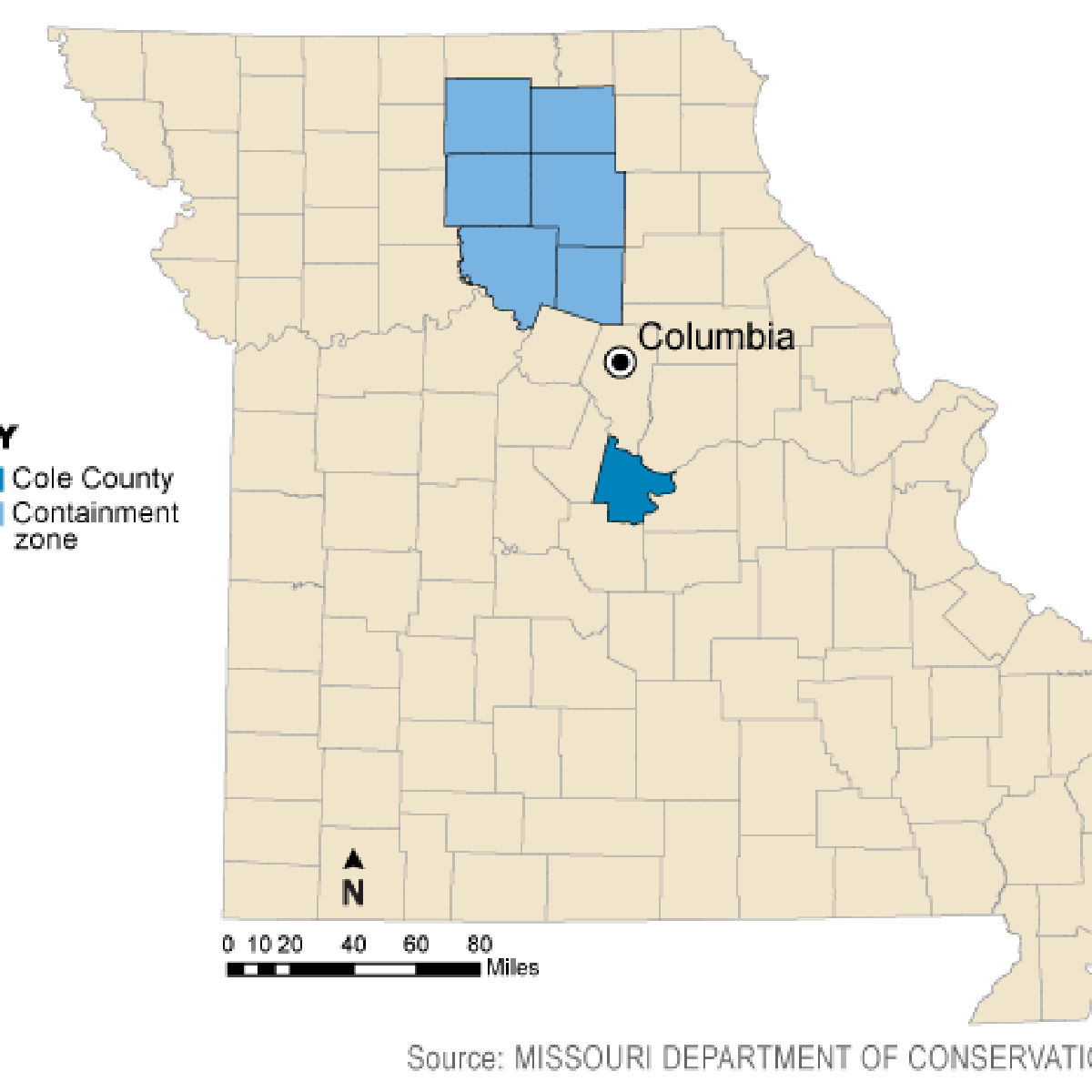 Chronic Wasting Disease Found In Mid Missouri Breaches Containment Zone Local Columbiamissourian Com Chronic Wasting Disease Found In Mid Missouri Breaches Containment Zone Local Columbiamissourian Com