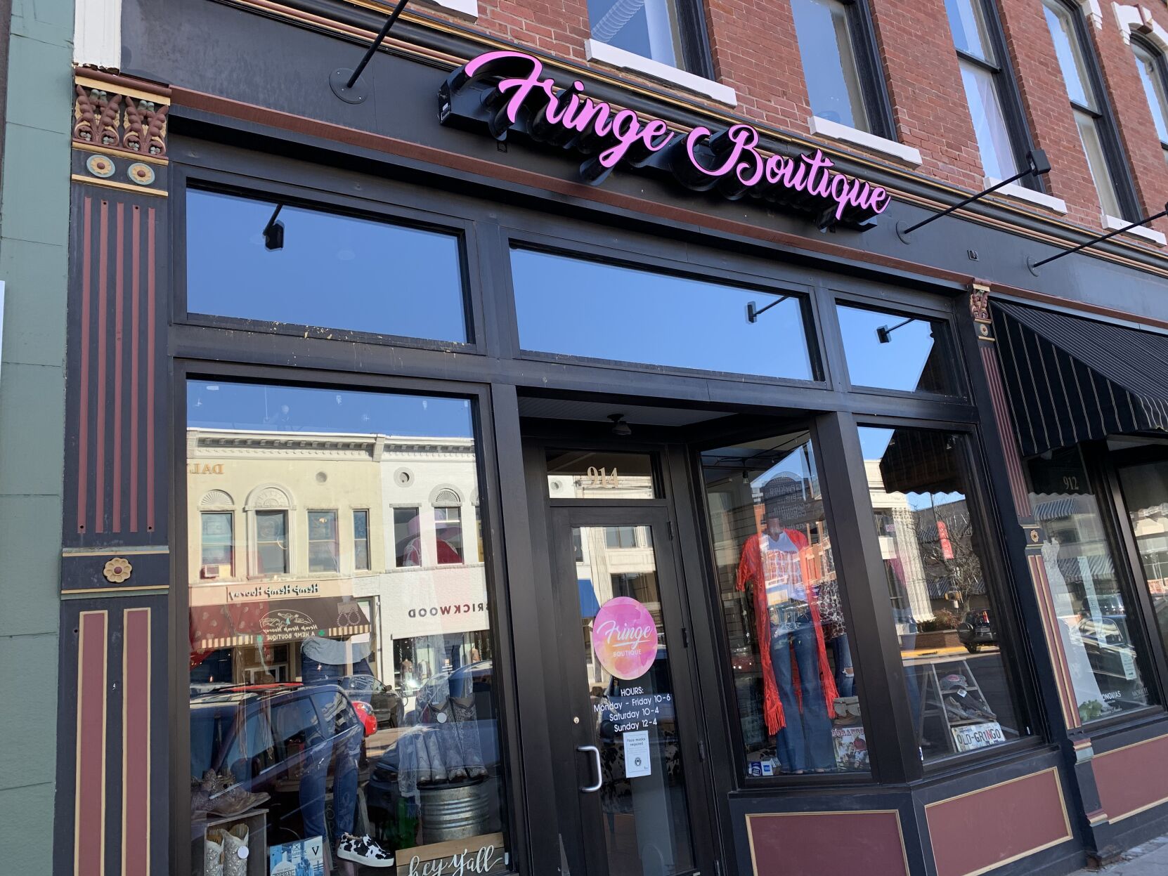 Fringe Boutique is the Western edge store in downtown Columbia