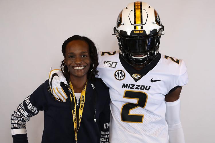 Ennis Rakestraw, Jr. with his mother, Shamika Jones.