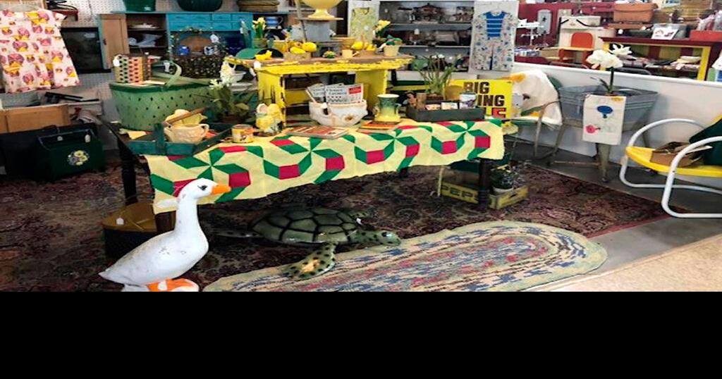 A display booth at Artichoke Annie's