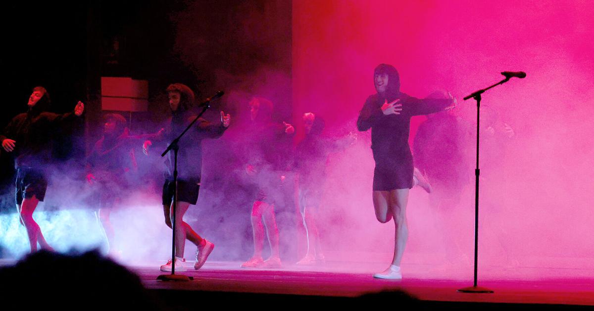 Pi Kappa Phi performs their dance segment on Tuesday at Jesse Hall in ...