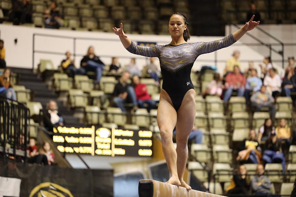 PHOTO GALLERY Missouri gymnastics edged out by Illinois Sports
