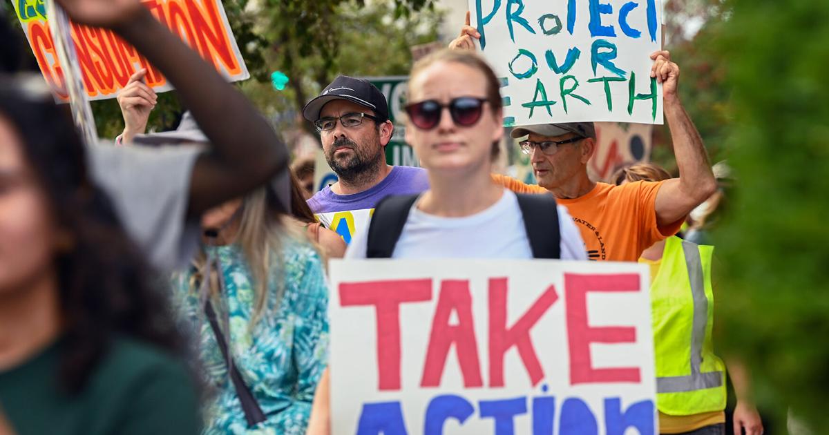 Advocates march for climate justice in annual downtown rally and 5k ...