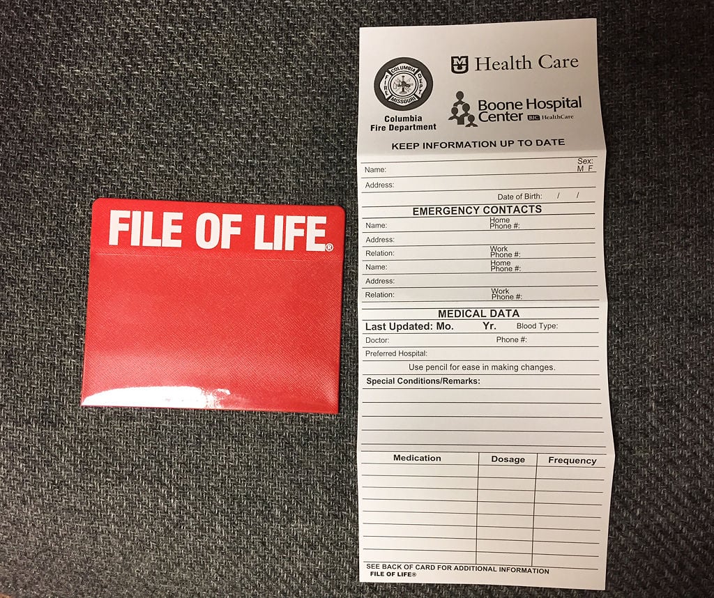 In Case Of Emergency Check The Fridge For File Of Life News Columbiamissourian Com