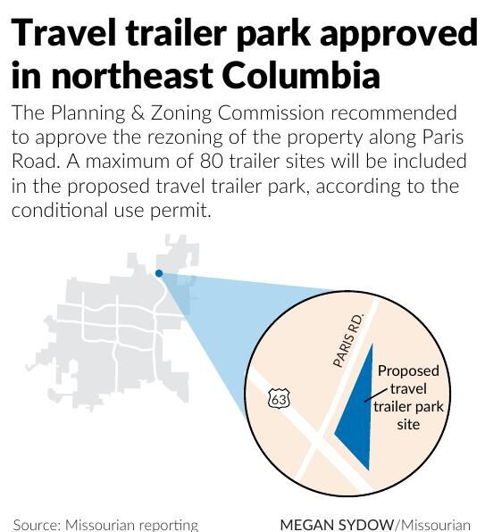 Travel trailer park approved in northeast Columbia