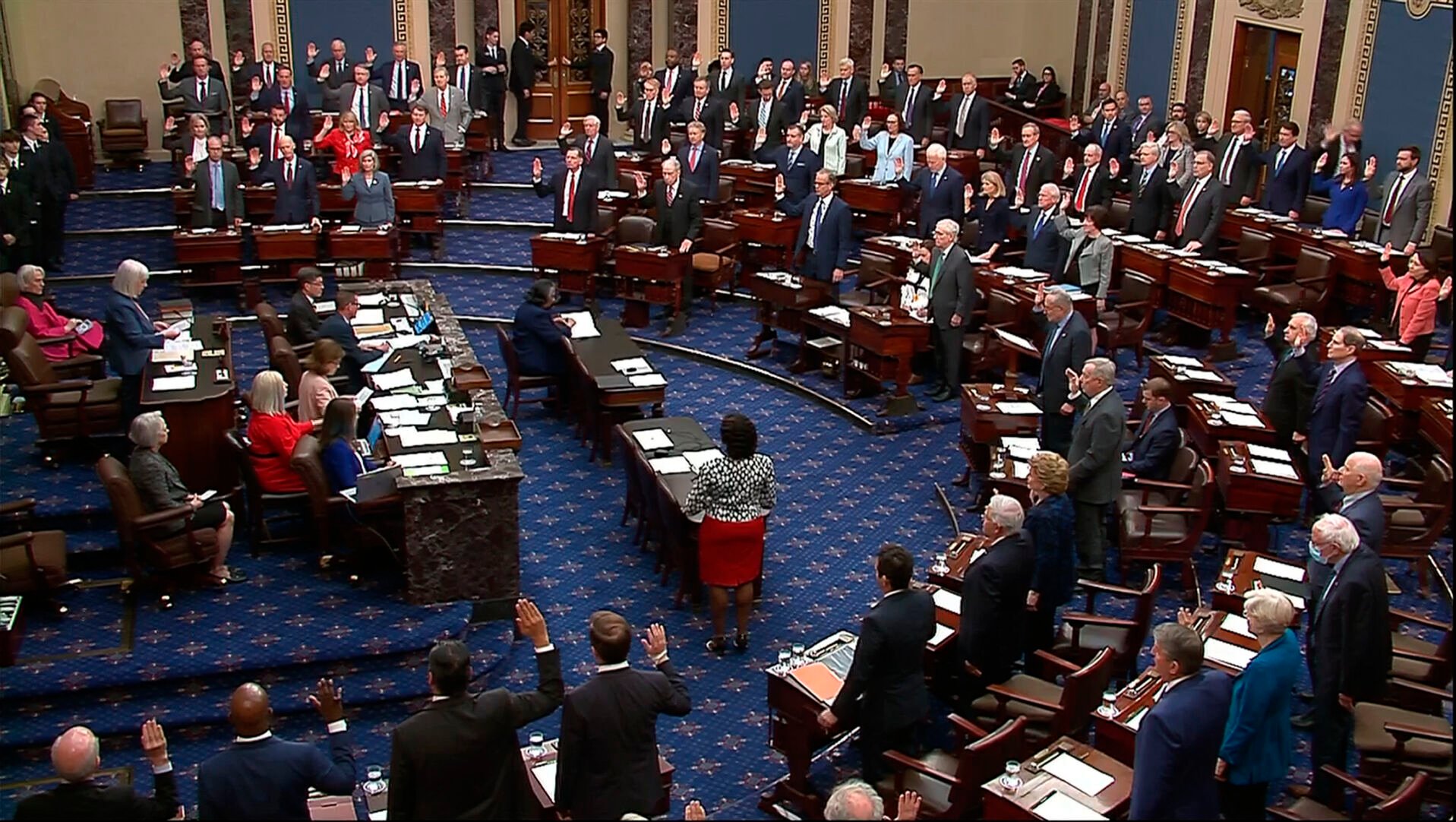 Senate Dismisses Two Articles Of Impeachment Against Homeland Security ...