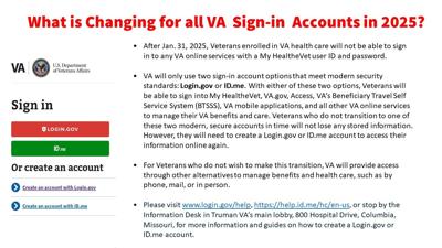 MY HealtheVet Sign-In Changes in 2025 | Sponsored 