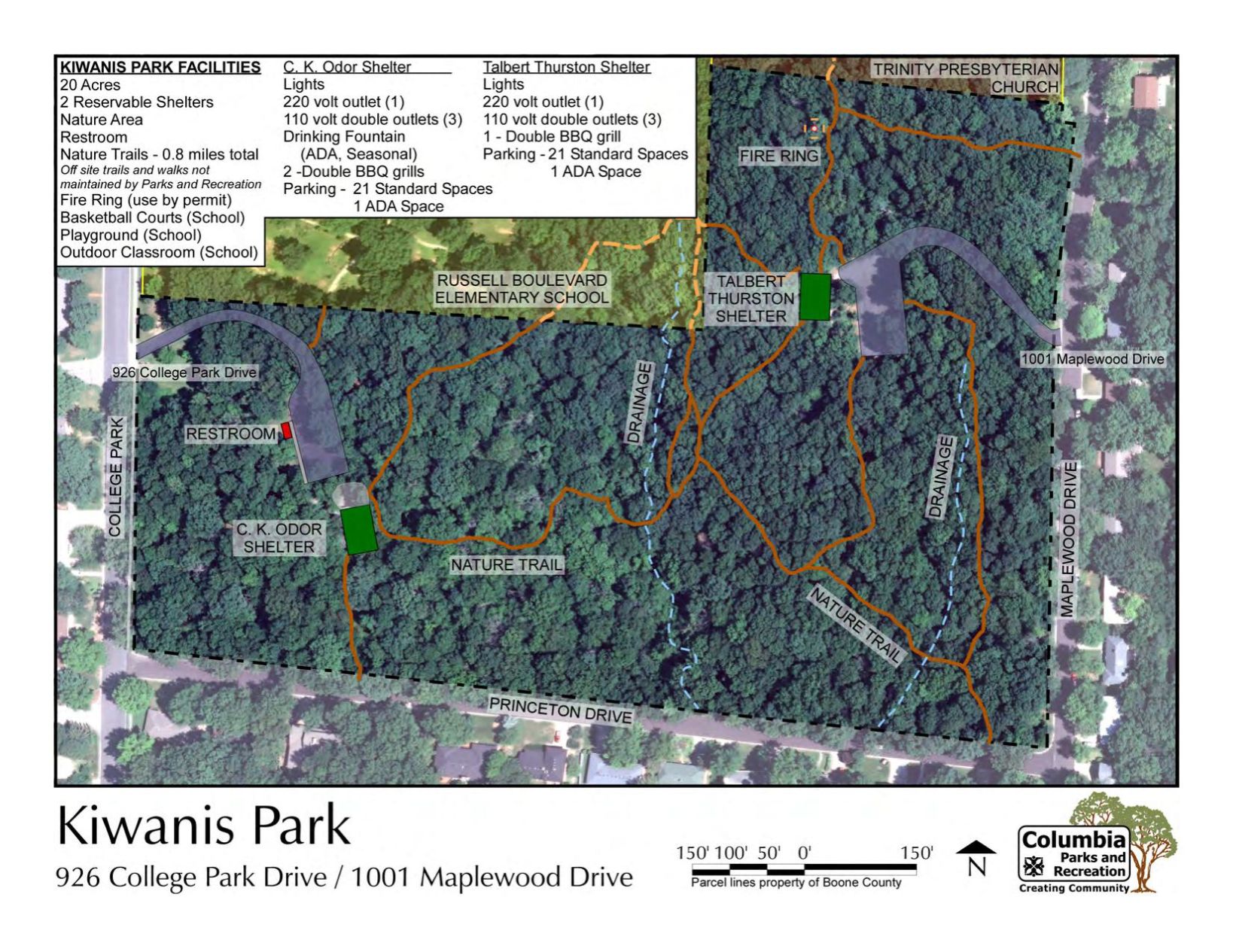 Map Of Kiwanis Park Columbiamissourian Com   5d27e1c1358d9.preview 