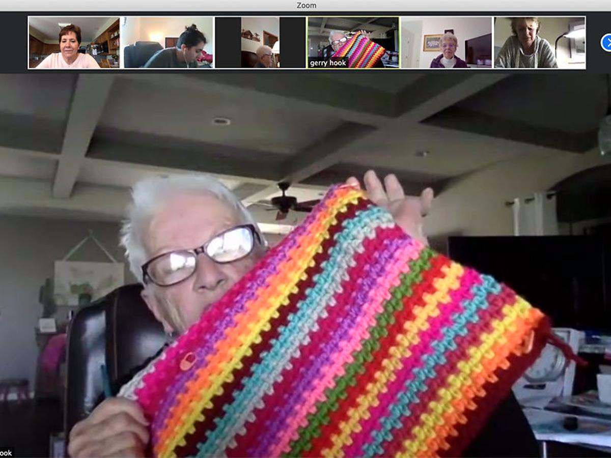 Knitting Zoom