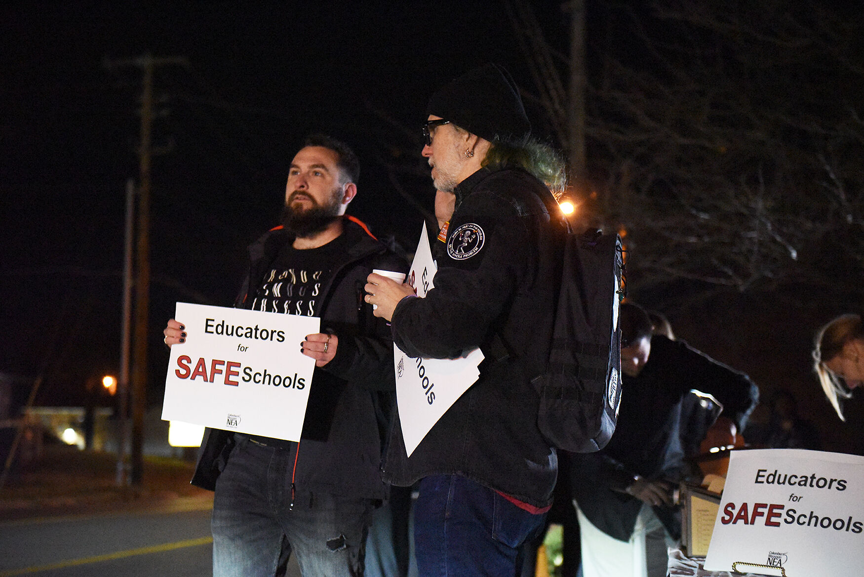 Community members protest for school safety before CPS board