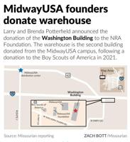 MidwayUSA founders donate warehouse