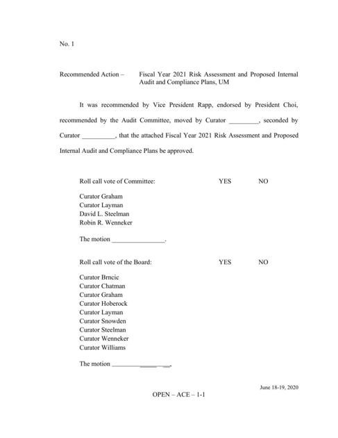 Um Curators Approve Risk Assessment And Audit Plans Amid Covid 19 Uncertainty Covid 19 Columbiamissourian Com
