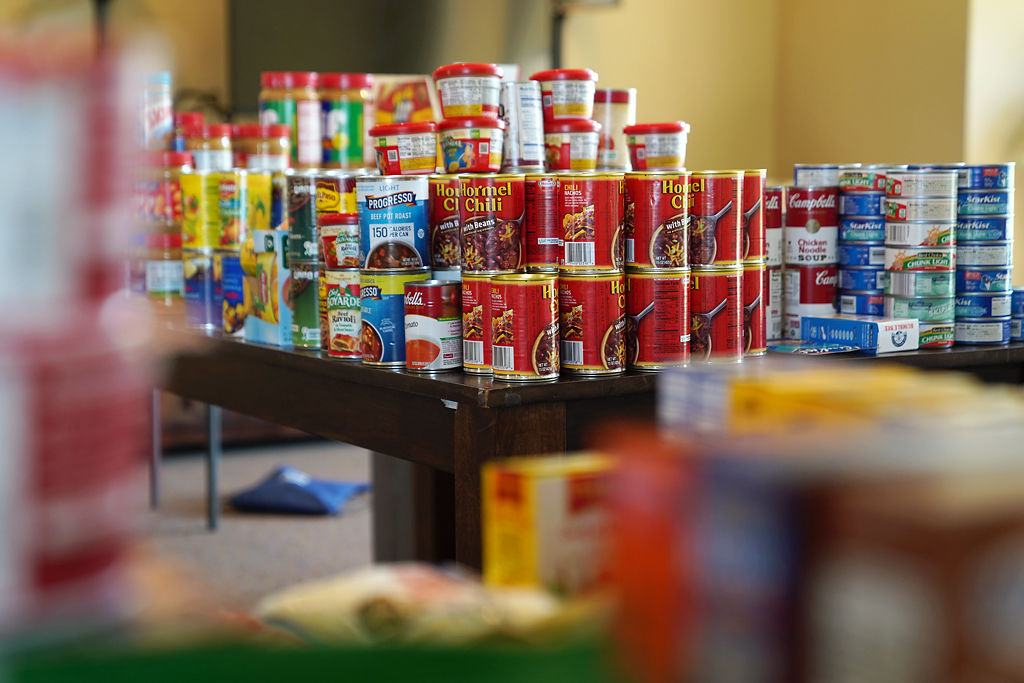 Many food donations have been collected by Beulah Ralph Outreach Committee
