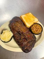 Strawberry's Bar-B-Que serves up massive pork steaks and more in Holcomb