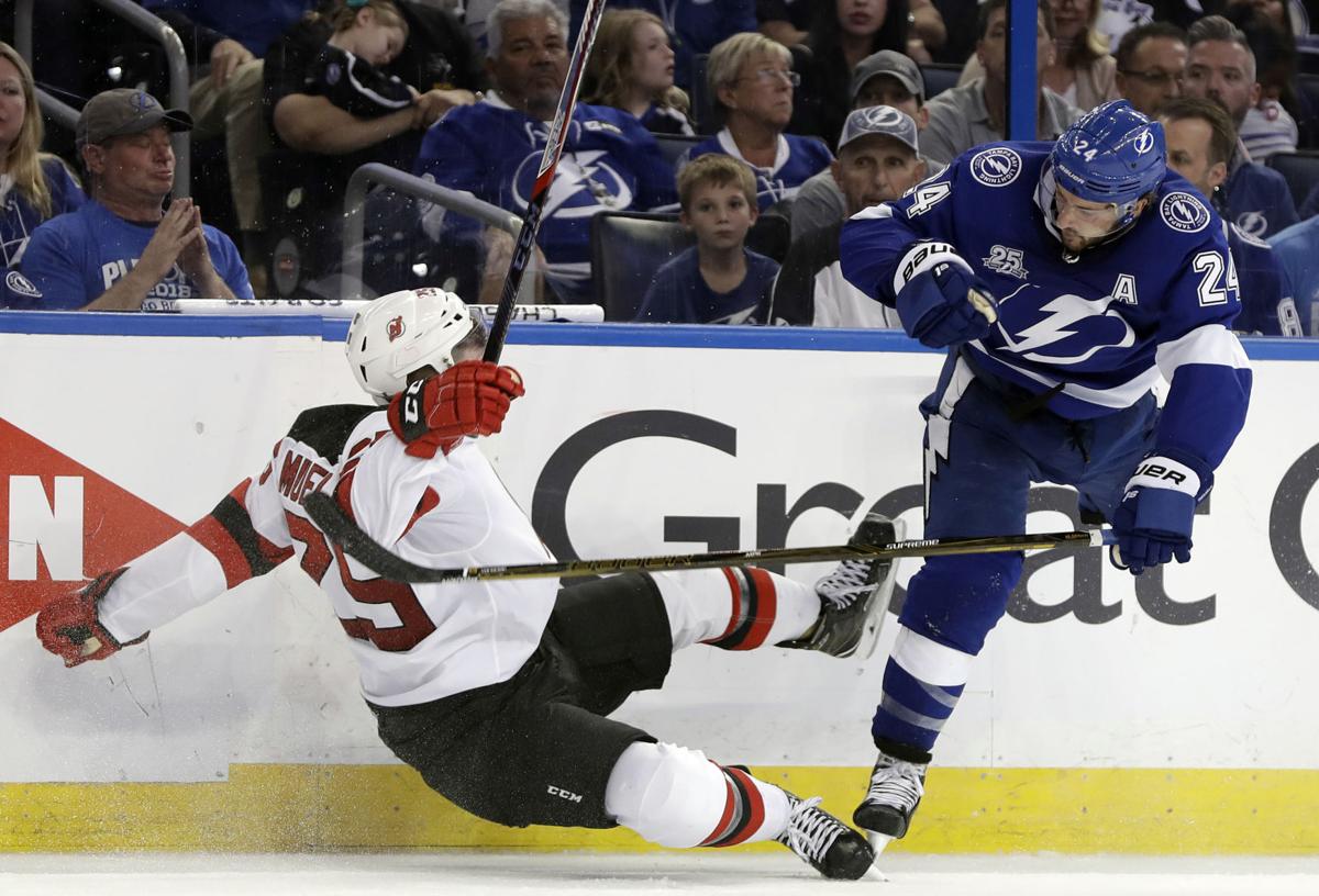 stanley cup roundup lightning strike send devils home pro sports