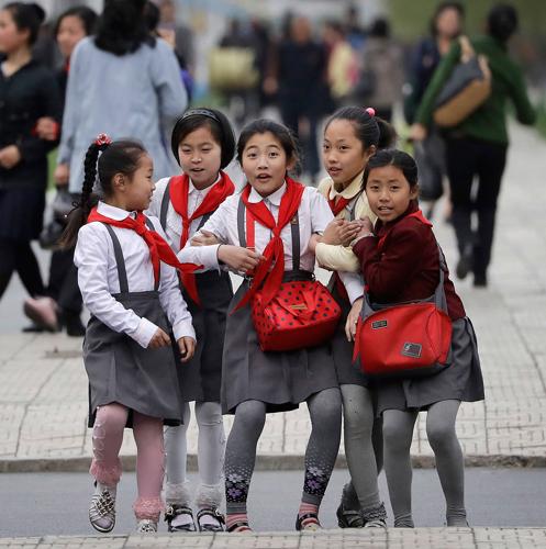 north korean school uniforms