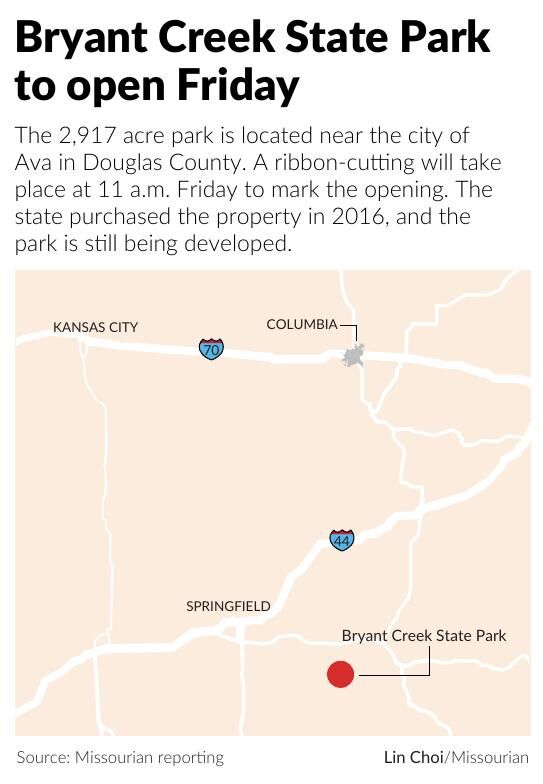 Bryant Creek State Park to open Friday Graphics