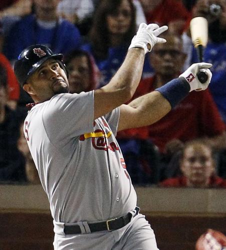 World Series Game 3: Albert Pujols homers three times as St. Louis  Cardinals beat Texas Rangers, 16-7 