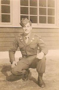 Kinder posing at the army barracks outside of Camp Drake between sometime between 1946-1948