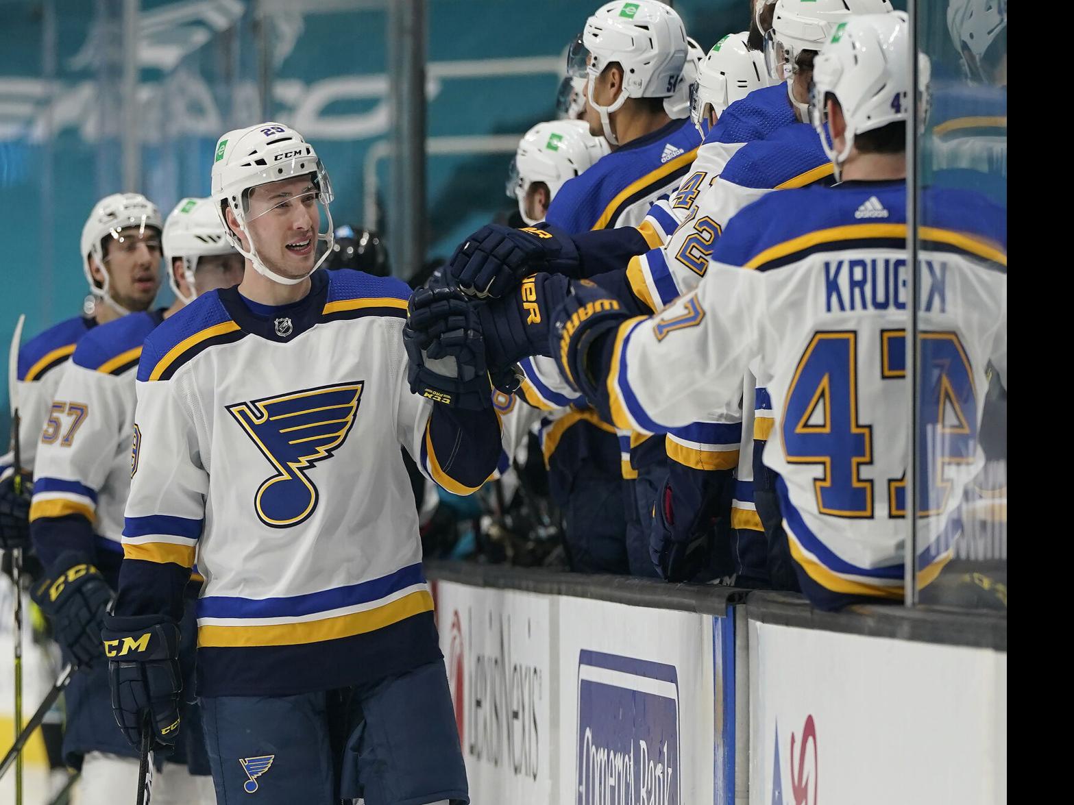 St. Louis Blues Forward Tyler Bozak Out Day-To-Day With Upper Body