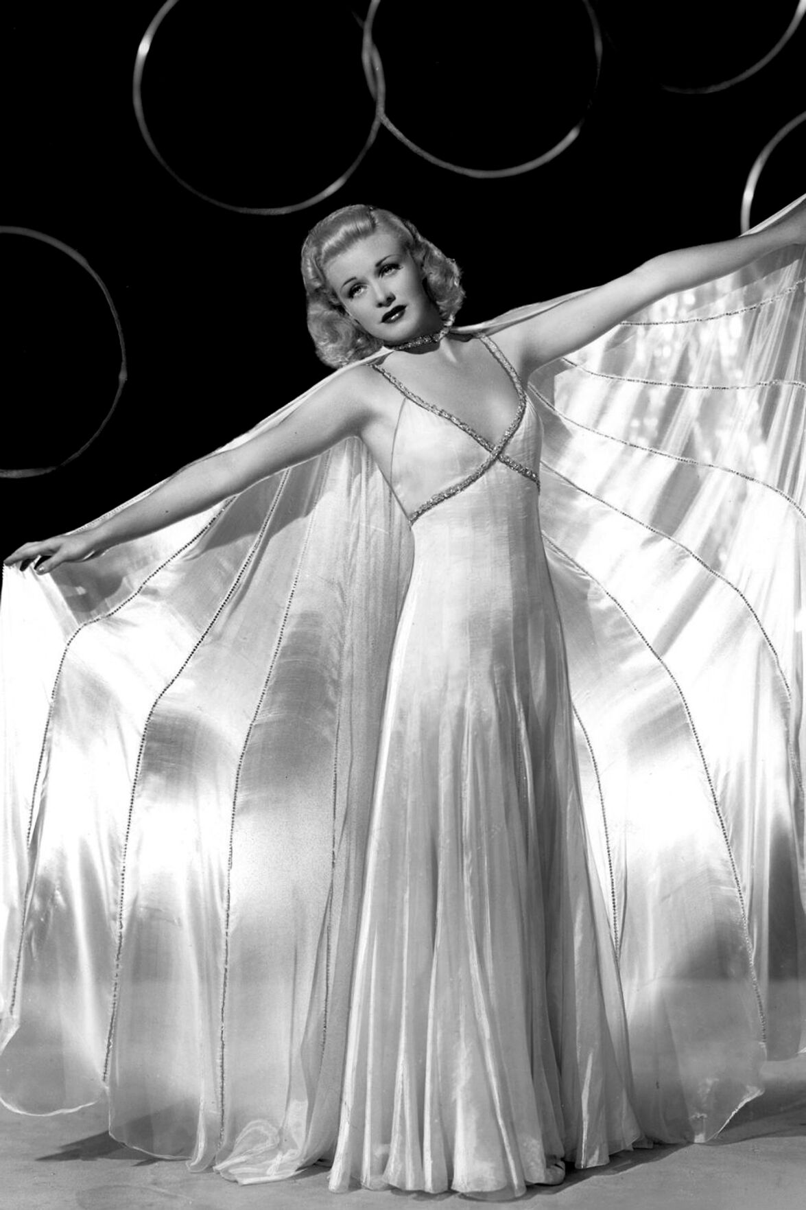 White Feather Dress Ginger Rogers