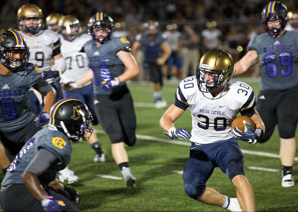 Turnovers Doom Hickman Football In Blowout Loss To Helias Prep