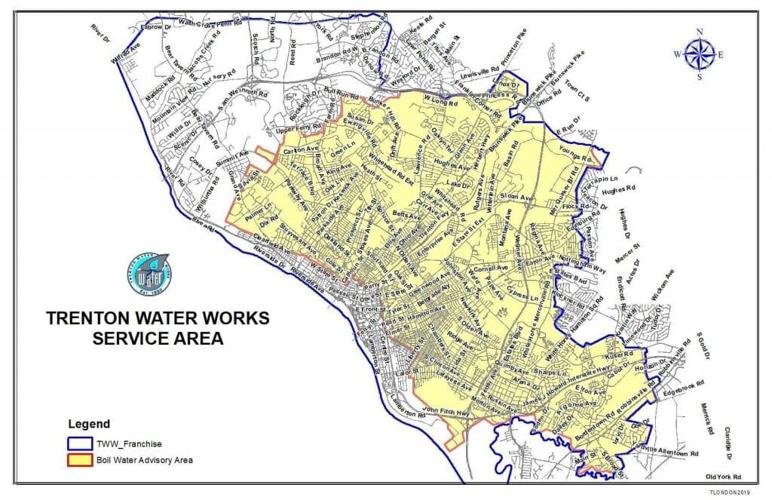 Trenton Water Works issues boil water advisory Ewing Observer