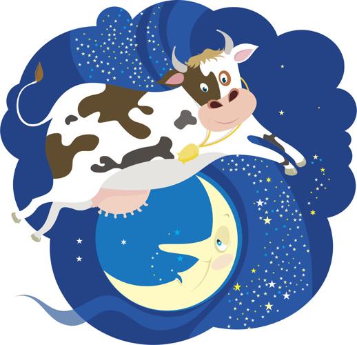 The Cow jumped over  Moon