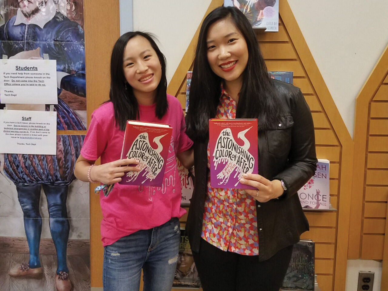 Young adult novelist Emily X. R. Pan visits Timberlane students