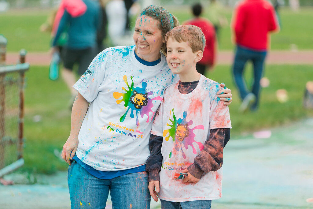 In Photos: Color run in Greenwich turns kids, adults into rainbows — and  all for a good cause