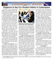 Diligence Is Key For Student Safety In Cyberspace